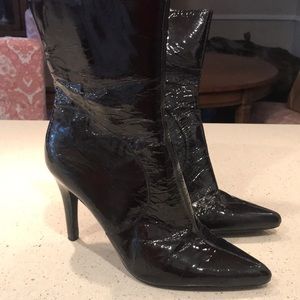 Nine West Dark Brown Pointy Toes Low Boots